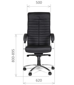 Офисное кресло CHAIRMAN 480 Экокожа премиум черная в Брянске - предосмотр 1